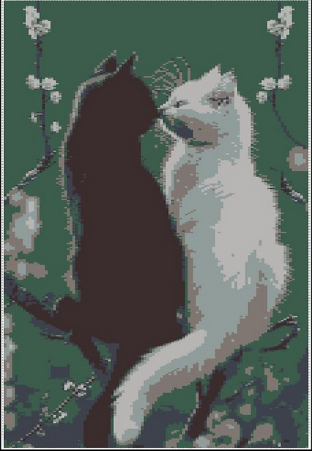 Pair of Cats Wall Hanging