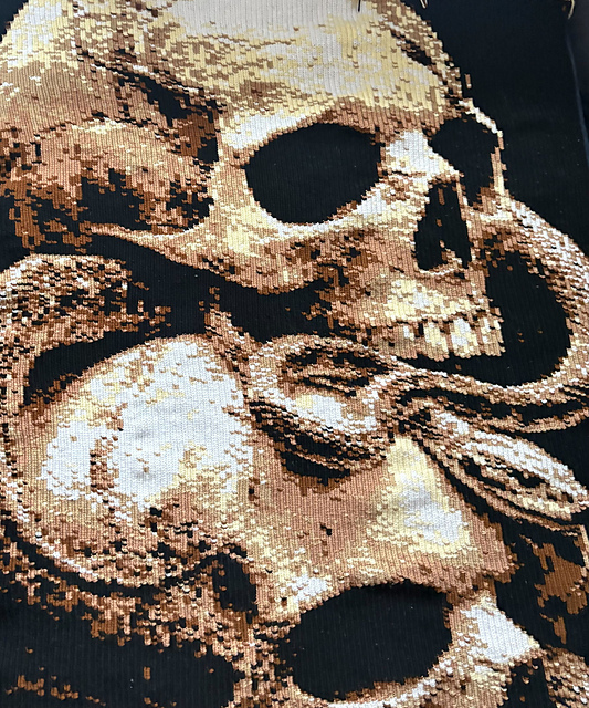 Skulls and Snake Lap Blanket