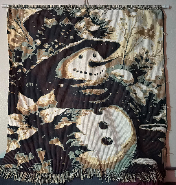 Snowman Lap Blanket