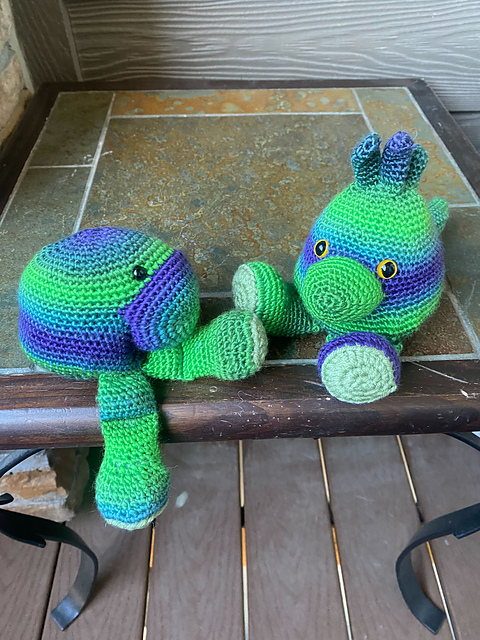 Frog & Iguana Stuffed Animals