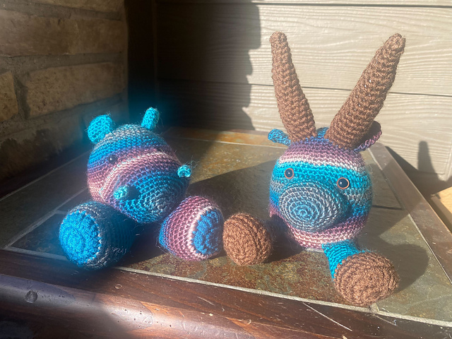 Hippo & Ibex Stuffed Animals