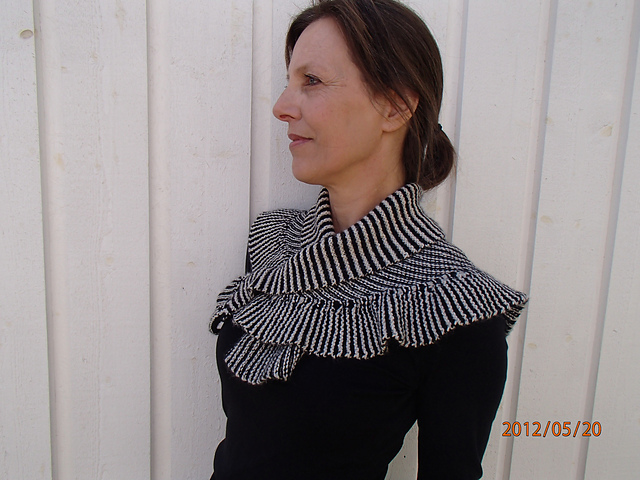 The Zebra Ruffle Scarf