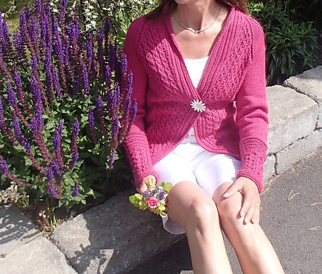 Scented Flower Cardi