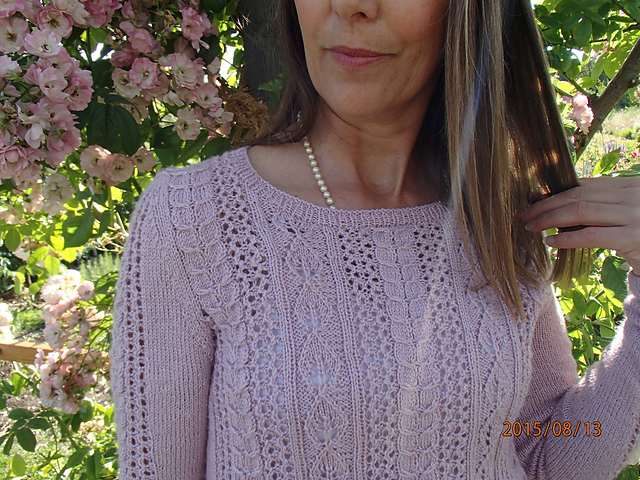 Petals and Pearls Sweater