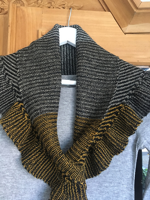 Modern Zebra Ruffle Shawl