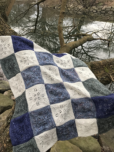 Happy floral blanket