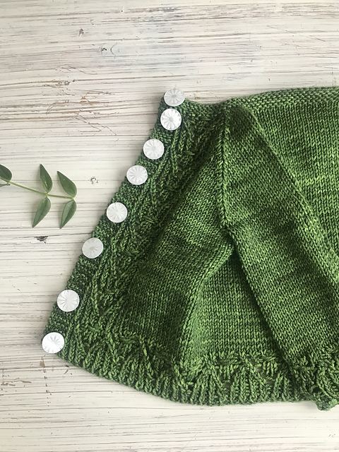Spring leaf cardigan