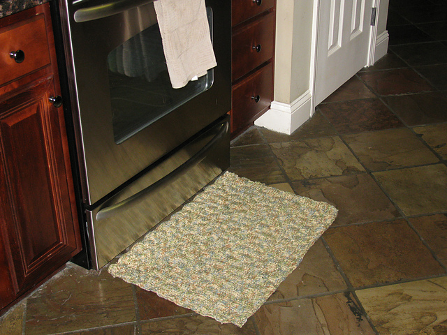 Basketweave rug