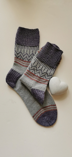 Jaquardsocke Suzanne