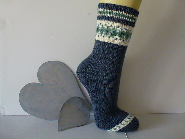 Jaquardsocke Silke