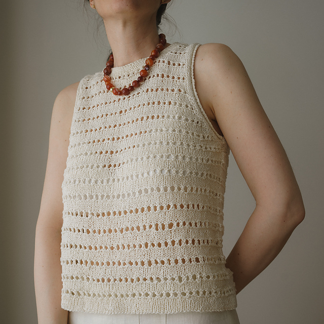 Ravelry: Ingrid top pattern by Gregoria Fibers