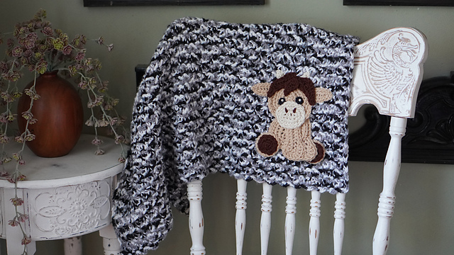 Highland Cow Baby Blanket