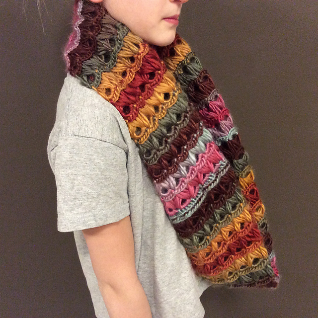 Broomstick Lace Infinity Scarf