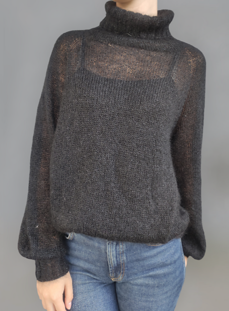 Black mohair  sweater