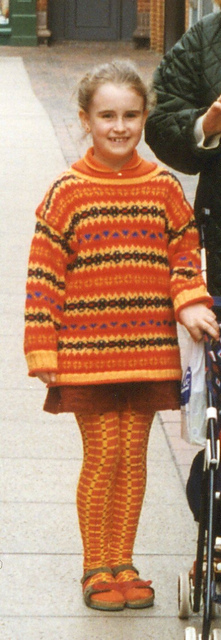 Spicy Fair Isle Sweater