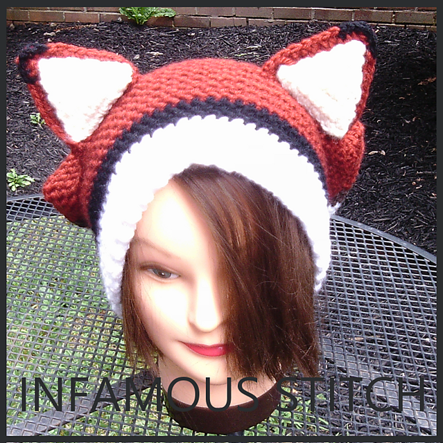 Red Fox Slouchy Hat