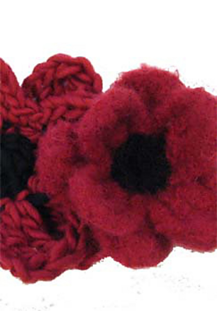 Felted Poppy