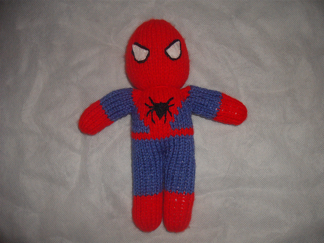 Knitted Spiderman