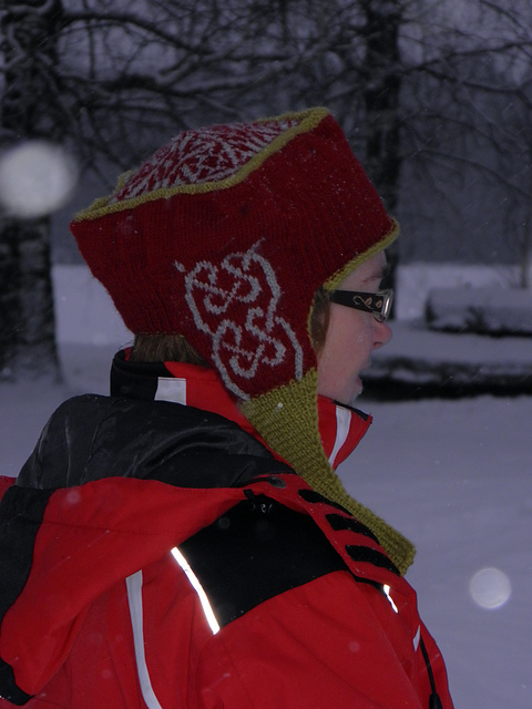 Hat with celtic motifs