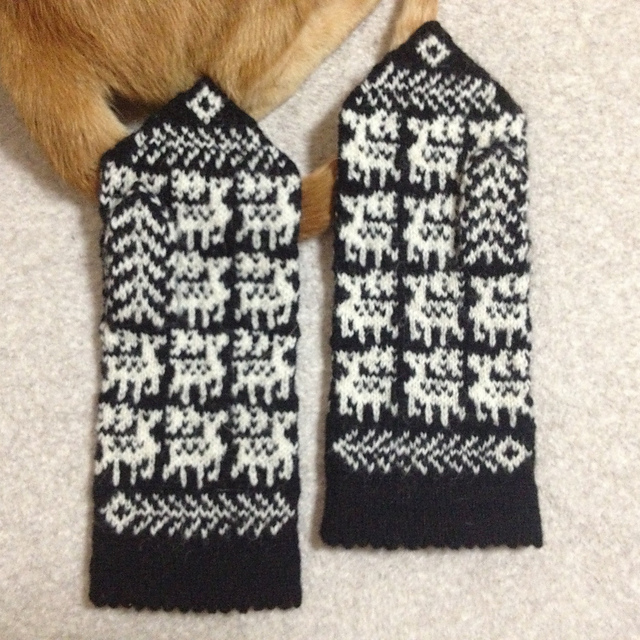 Elk Mittens ヘラジカのミトン