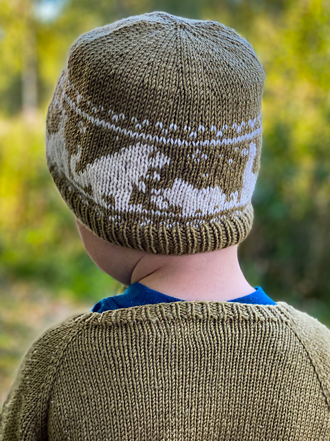 Dino friends' hat