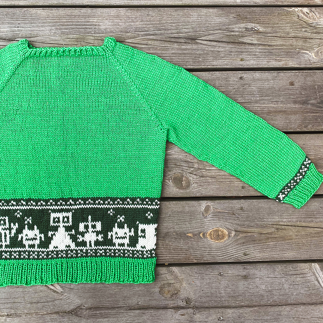 Robot dance sweater