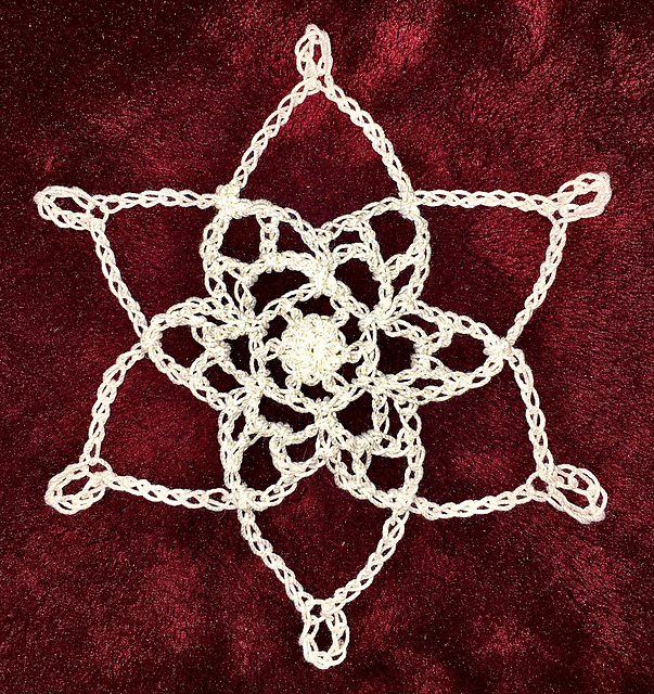 Poinsettia Snowflake