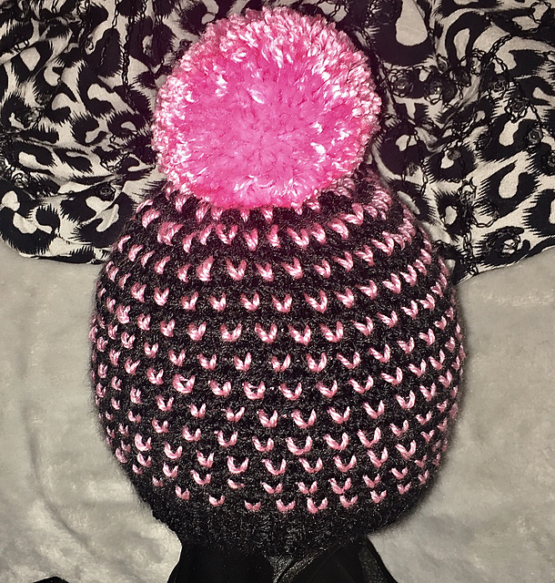 Valentine Hearts & Love Baby Hat