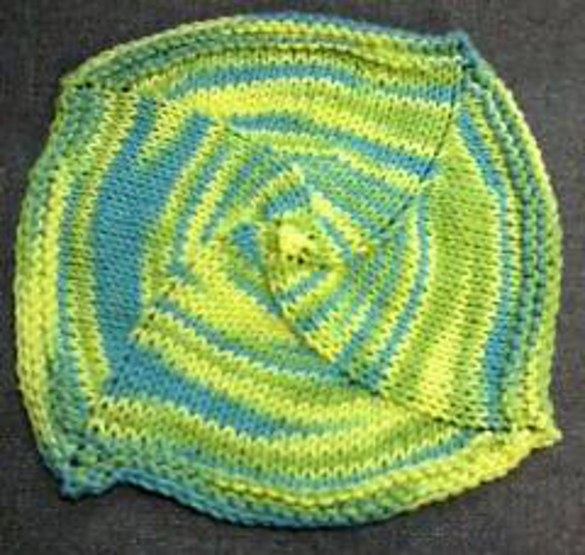 Swirl Dishcloth or Afghan Square
