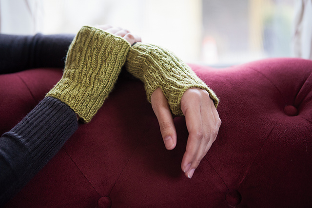 Kettenglied Fingerless Mitts