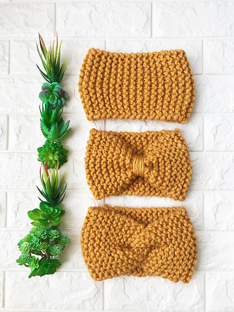 Easy Ear Warmer 3 Ways