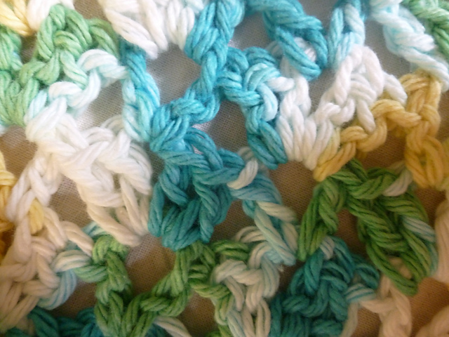 Double Fan Stitch Prayer Shawl