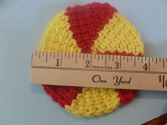 How to make a circle in Tunisian/Afghan crochet