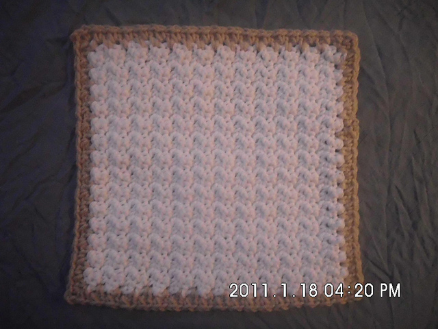 Simple Crochet Washcloth
