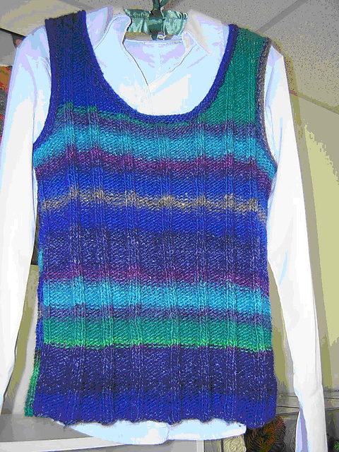 Silk Garden Inside Out Rib Vest