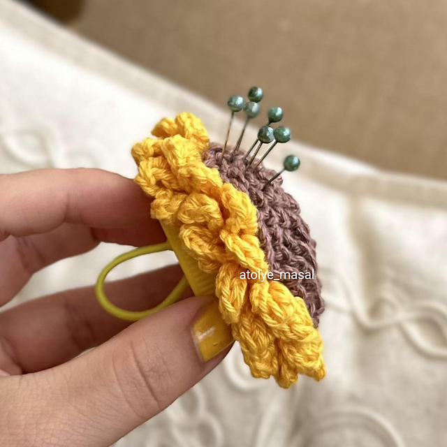 Sunflower Ring Pin Cushion