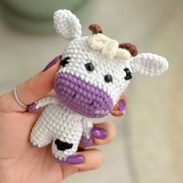 Cow Keychain