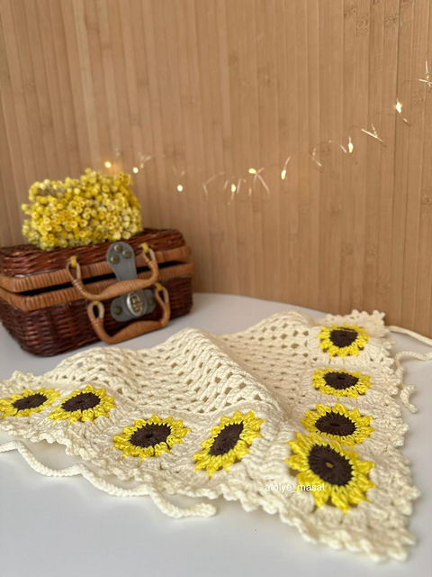 Sunflower 2 in 1 Belt Bandana