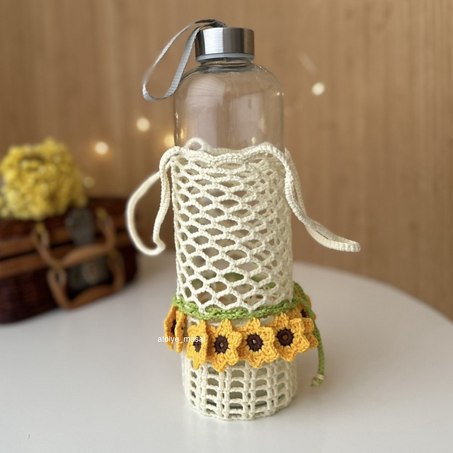 Sunflower 2 in 1 Bottle Holder