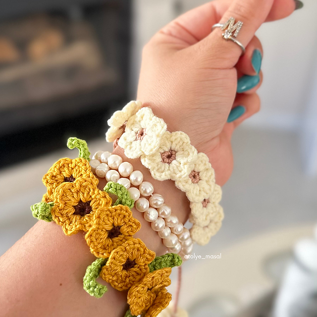 Convertible Sunflower Bracelet