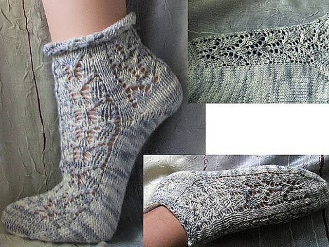 Blatt-Socken