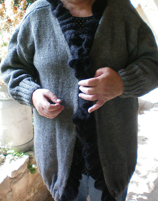 Lace-Ruffle Jacket