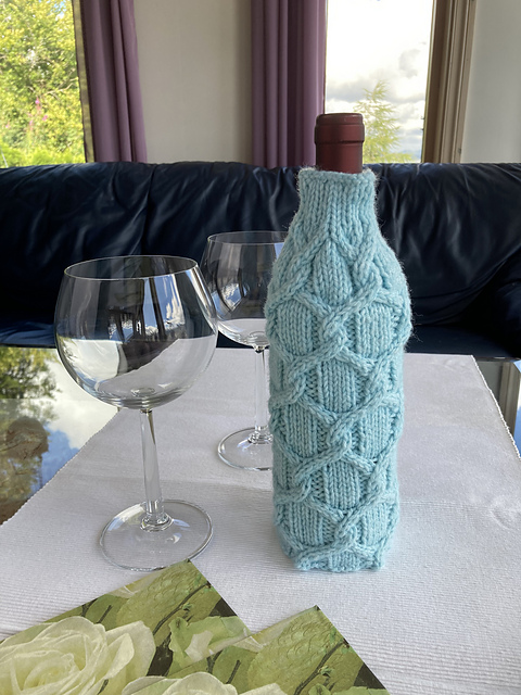 Cable Up Wine Bottle Cover