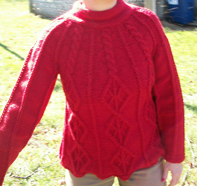 #31 Diamond Cable Tunic