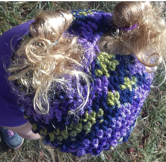 Messy bun Merriweather piggytail hat