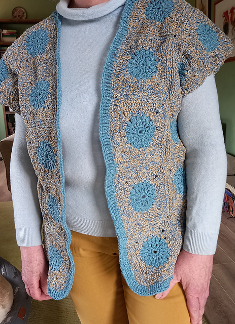 Blue Motif Jacket