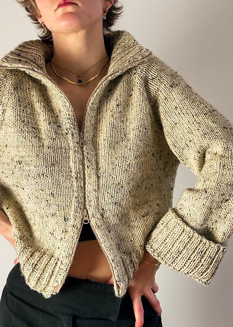 Ravelry: Zipknit Cardigan pattern by aurora studio