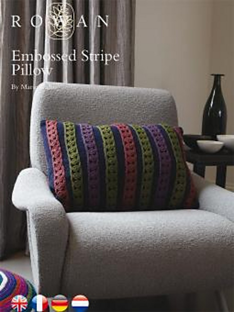Embossed Stripe Pillow