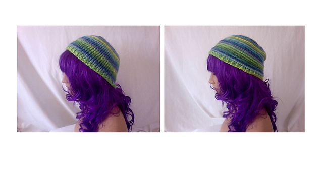 reversible cap/ slouchy hat