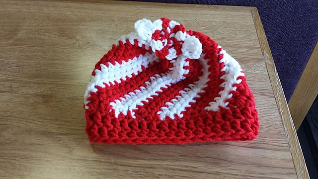 Peppermint Swirl Hat